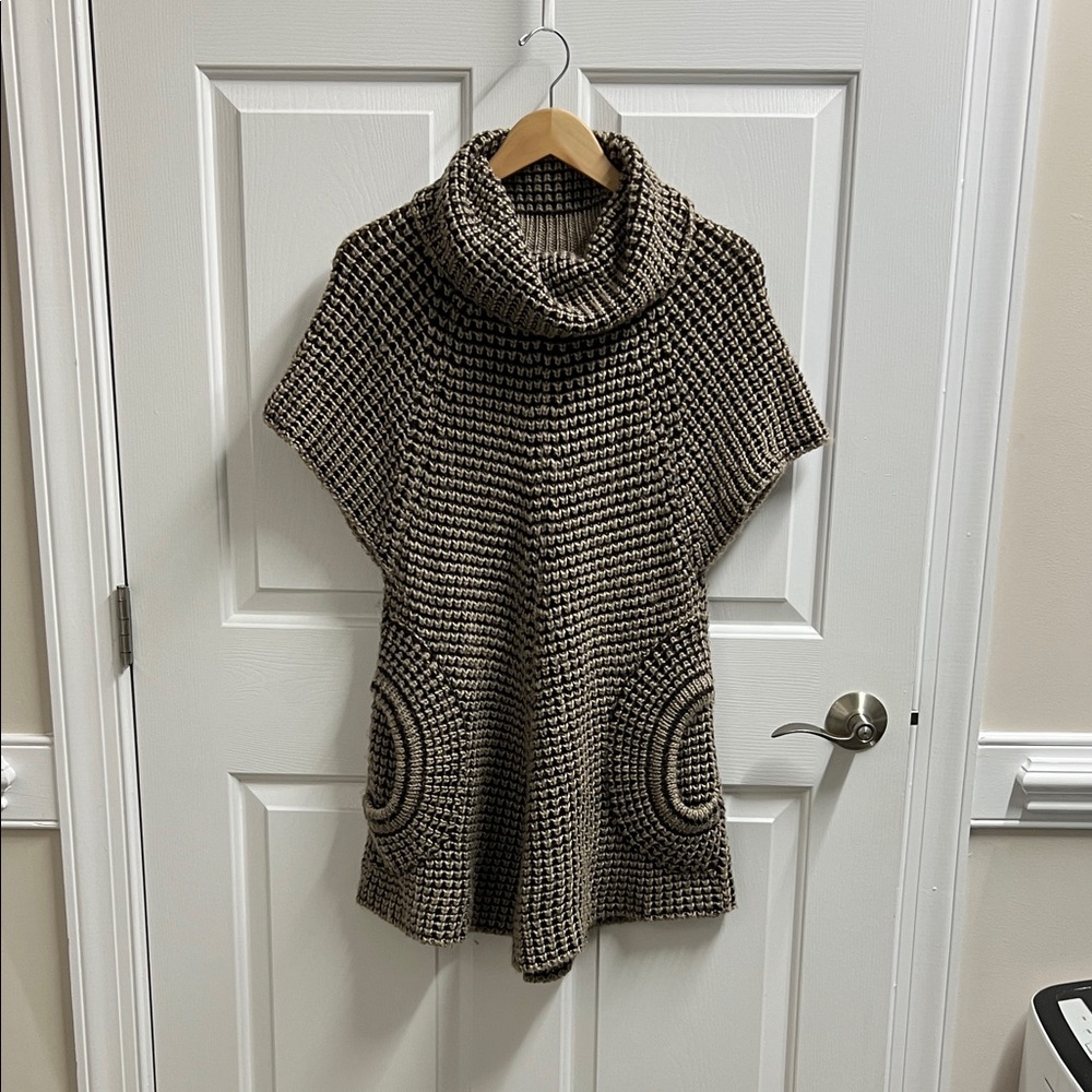 Orange fashion village Brown Knit Dress sweater size small